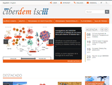 Tablet Screenshot of ciberdem.org